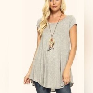 Isaac Liev  Batwing SleeveT-Shirt Blouse Isaac‎ Liev Women'sDolman Size XL Brown